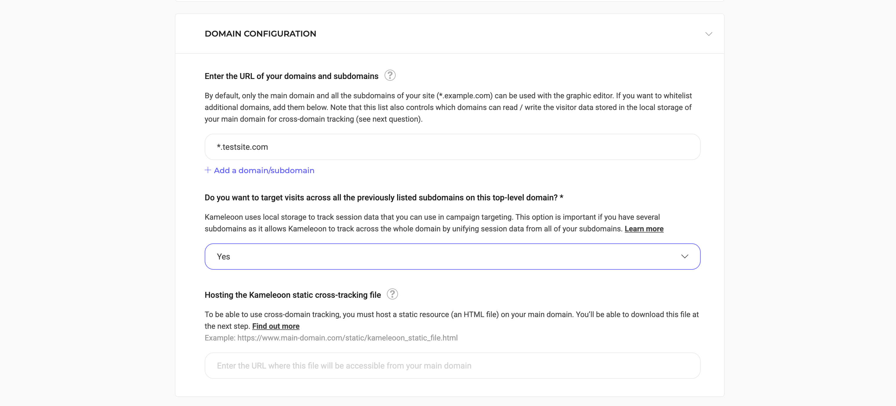 domain-configuration