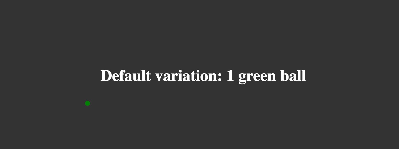 Default variation